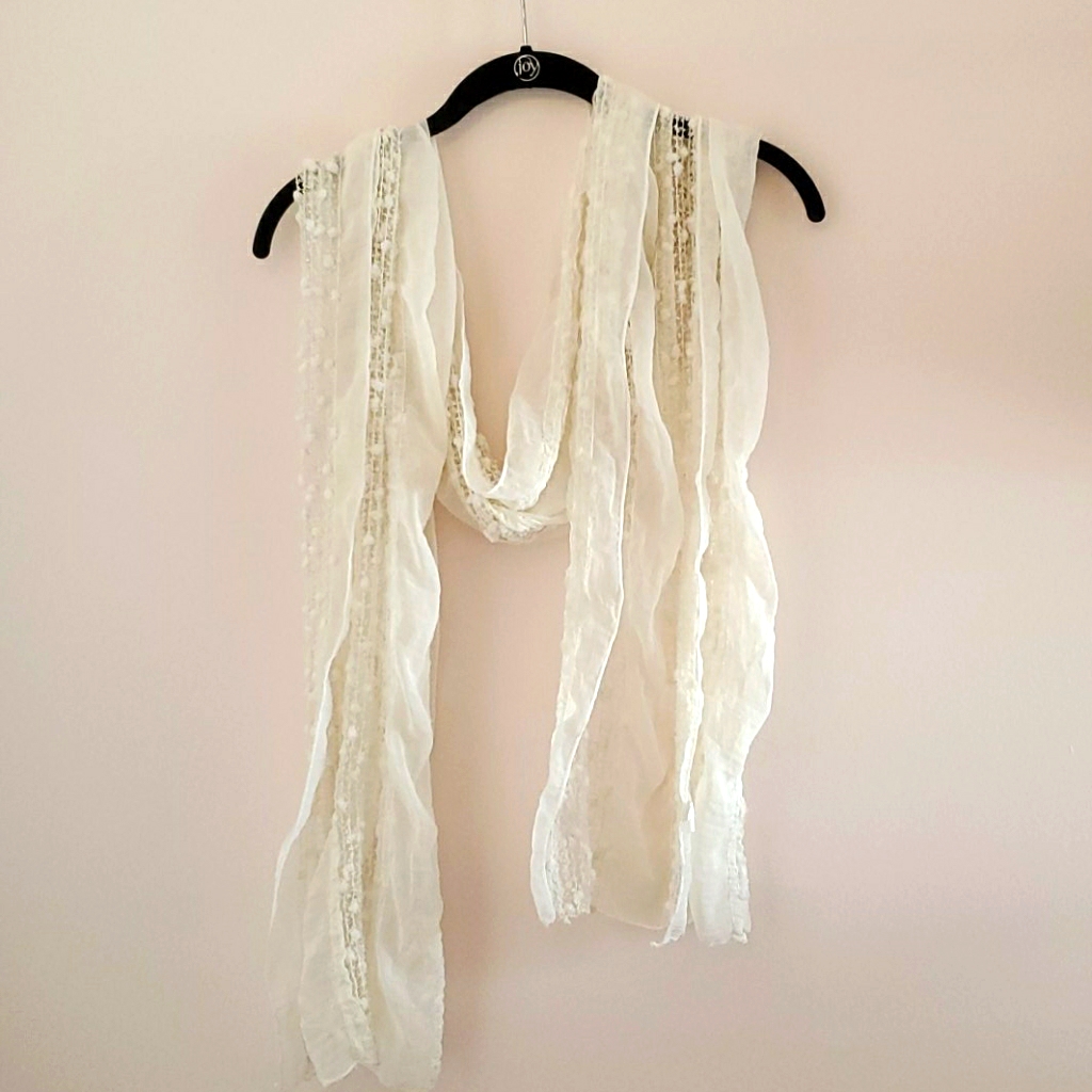 Cream Scarf